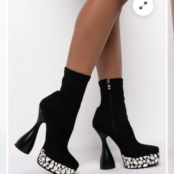 Azalea Wang Hit Restart Chunky Boot, Size 8, NIB - Picture 2 of 9